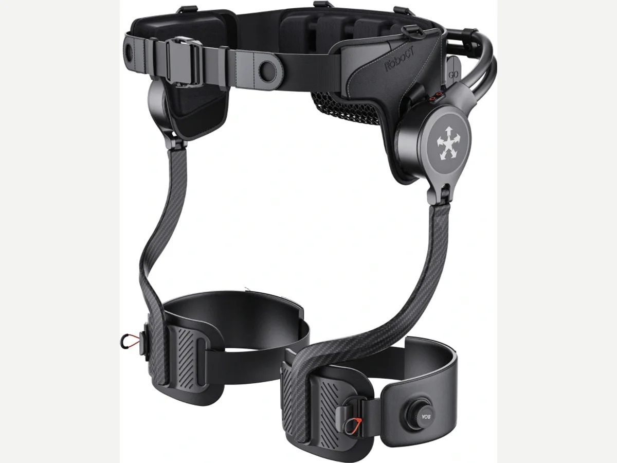 RoboCT GoGo-H Pro with its waist belt, hip units and thigh straps.